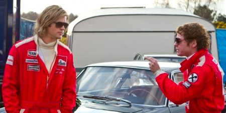 Chris Hemsworth and Daniel Bruhl In RUSH