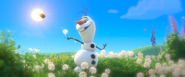 Olaf Singing "In The Summer" In Disney's FROZEN
