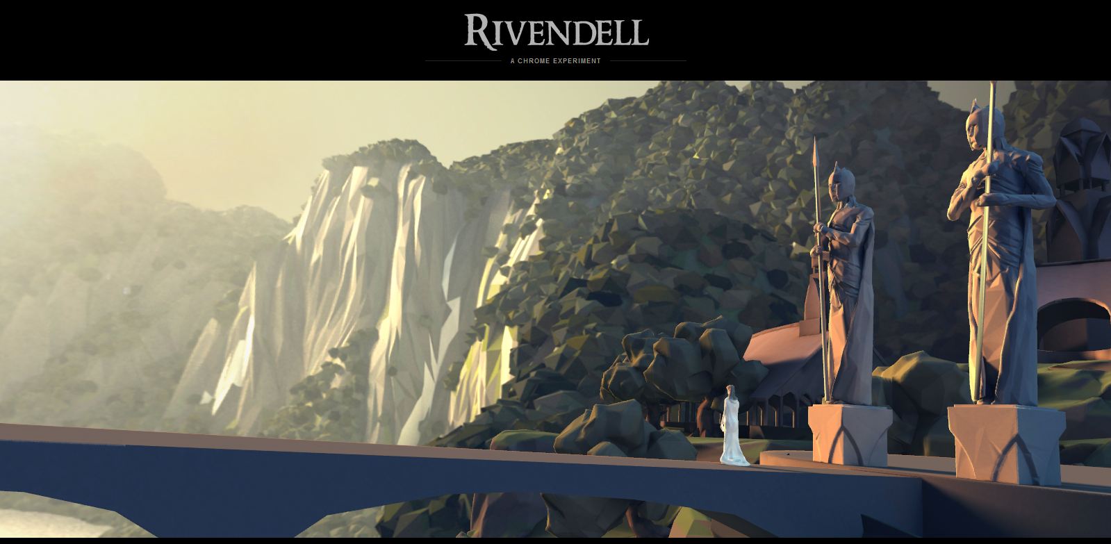 The Hobbit: The Desolation Of Smaug Google Chrome Experiment Rivendell Image