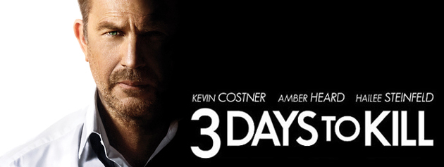 3 Days To Kill starring Kevin Costner, Amber Heard, Hailee Steinfeld, and Connie Nielsen 