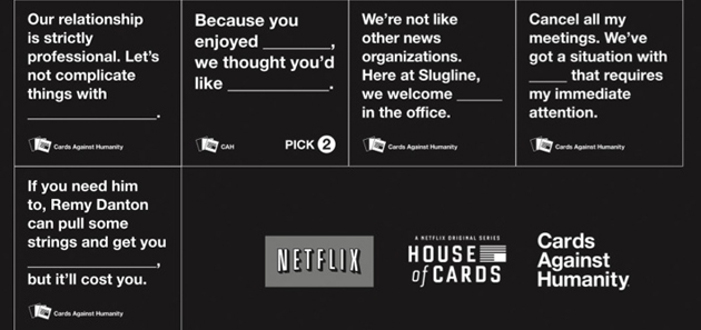 House Of Cards Against Humanity Pack Released 