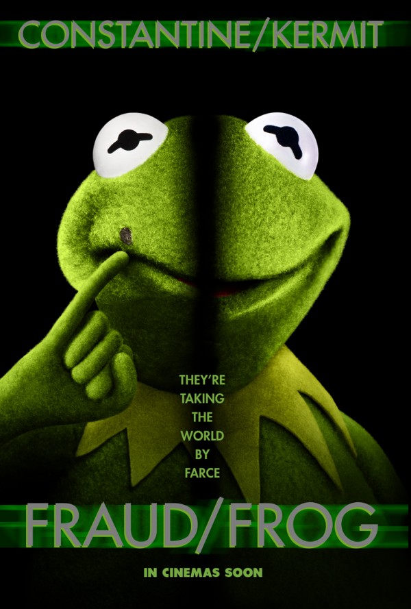 Muppets parody Face/Off poster