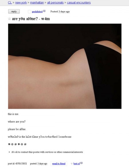 under the skin viral marketing craigslist