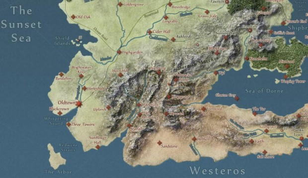 quartermaester map game of thrones