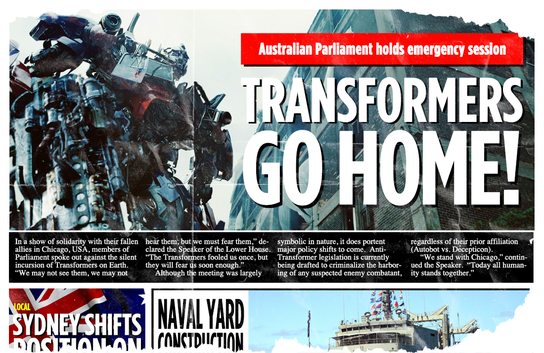 Transformers 2024 Newspaper Eliza Novelia