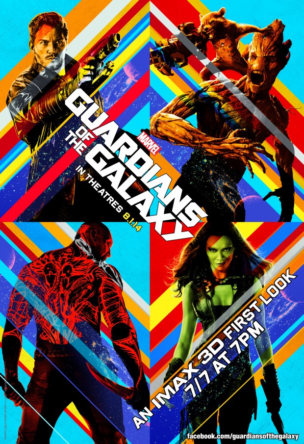 guardians of the galaxy movie poster imax preview