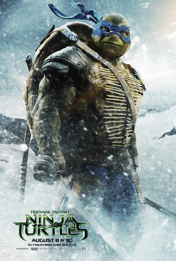 Teenage Mutant Ninja Turtles Movie Poster Leonardo