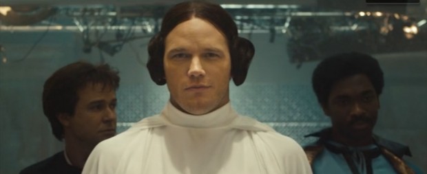 chris pratt princess leia saturday night live guardians of the galaxy